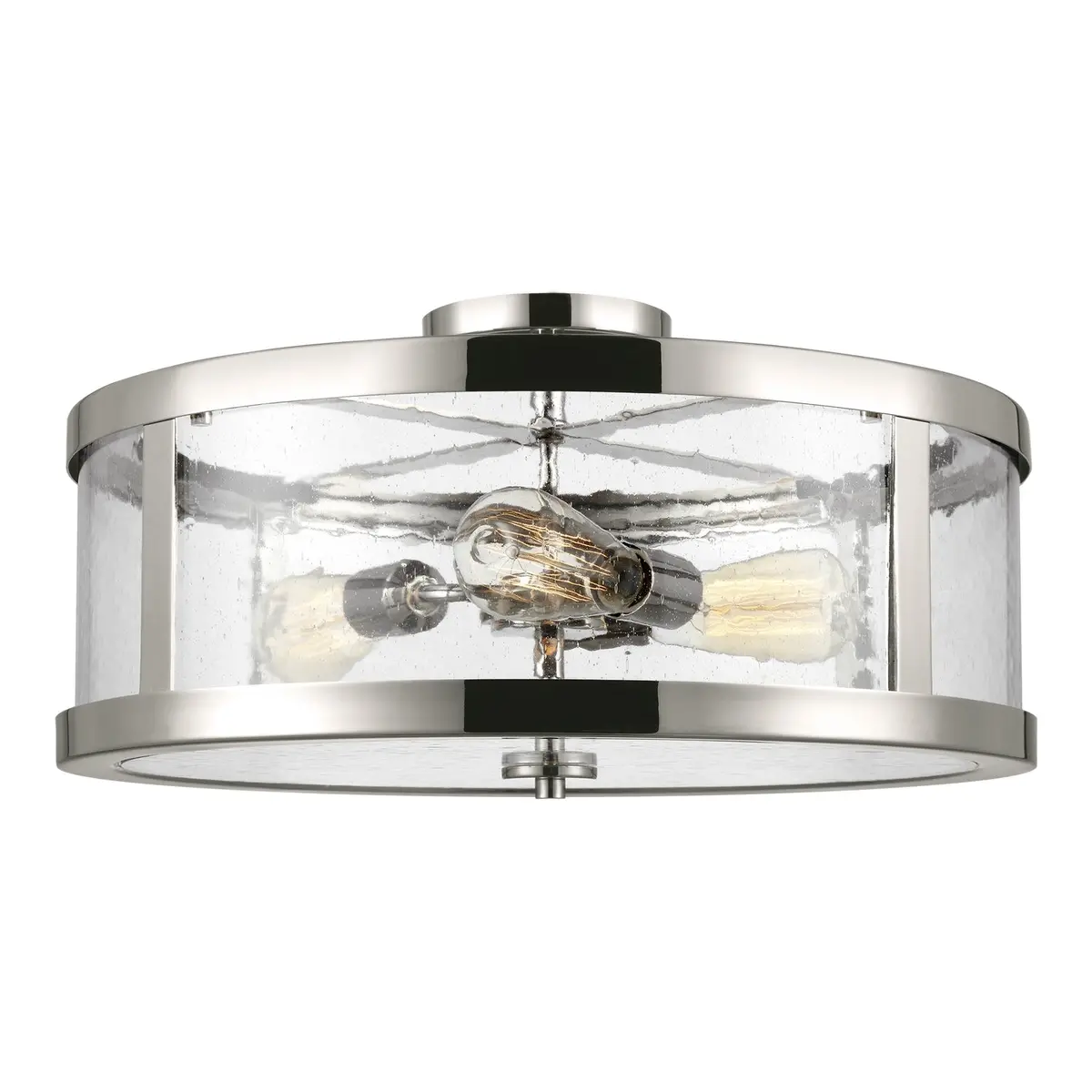 Visual Comfort Studio Three Light Semi-Flush Mount 1