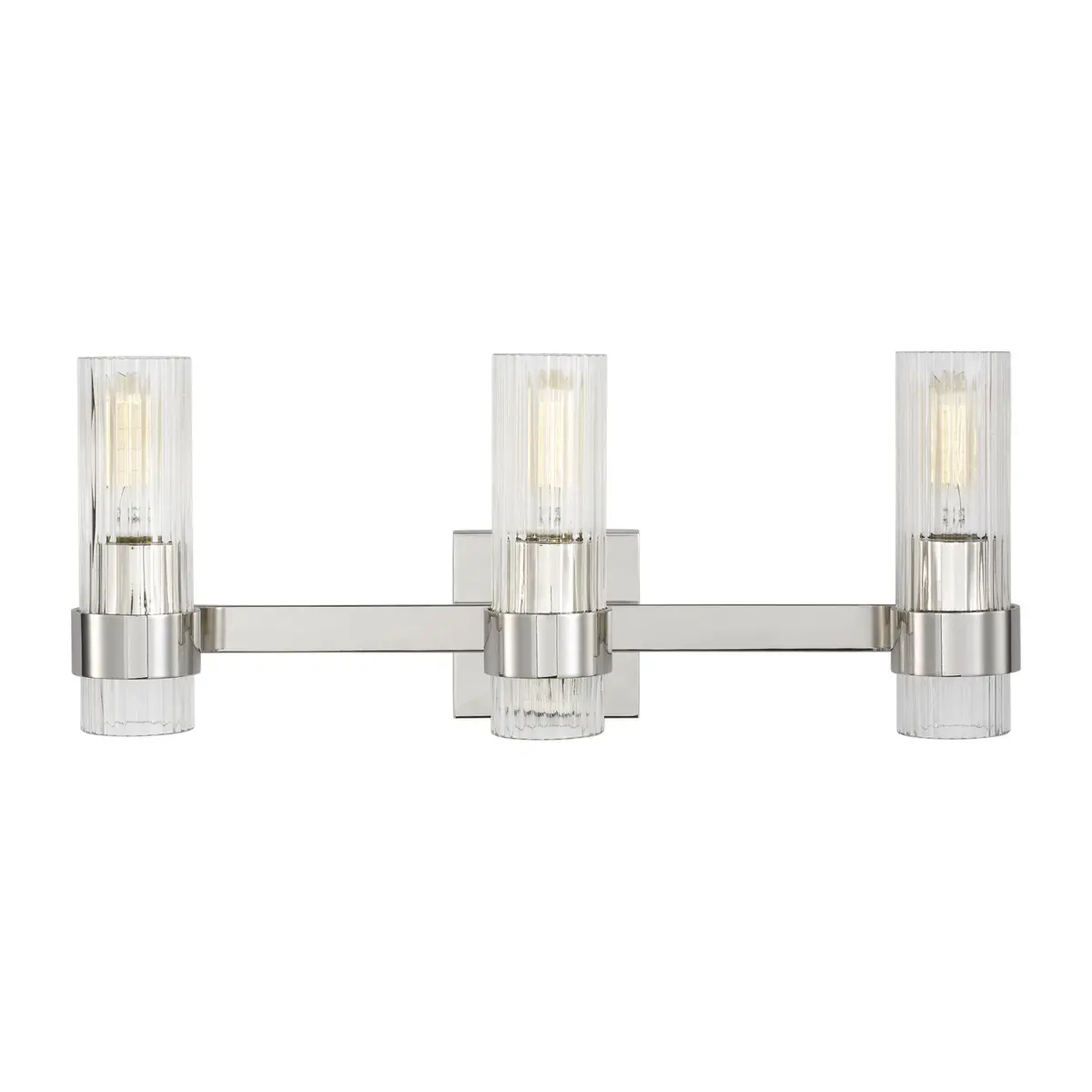Visual Comfort Studio Three Light Vanity 1