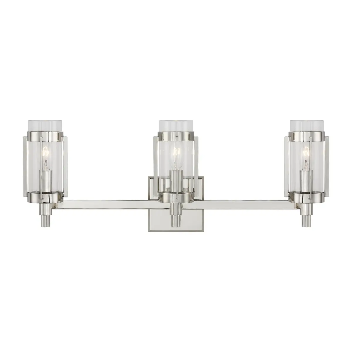 Visual Comfort Studio Three Light Vanity 1