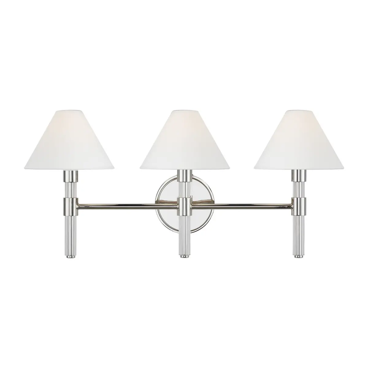 Visual Comfort Studio Three Light Vanity 1