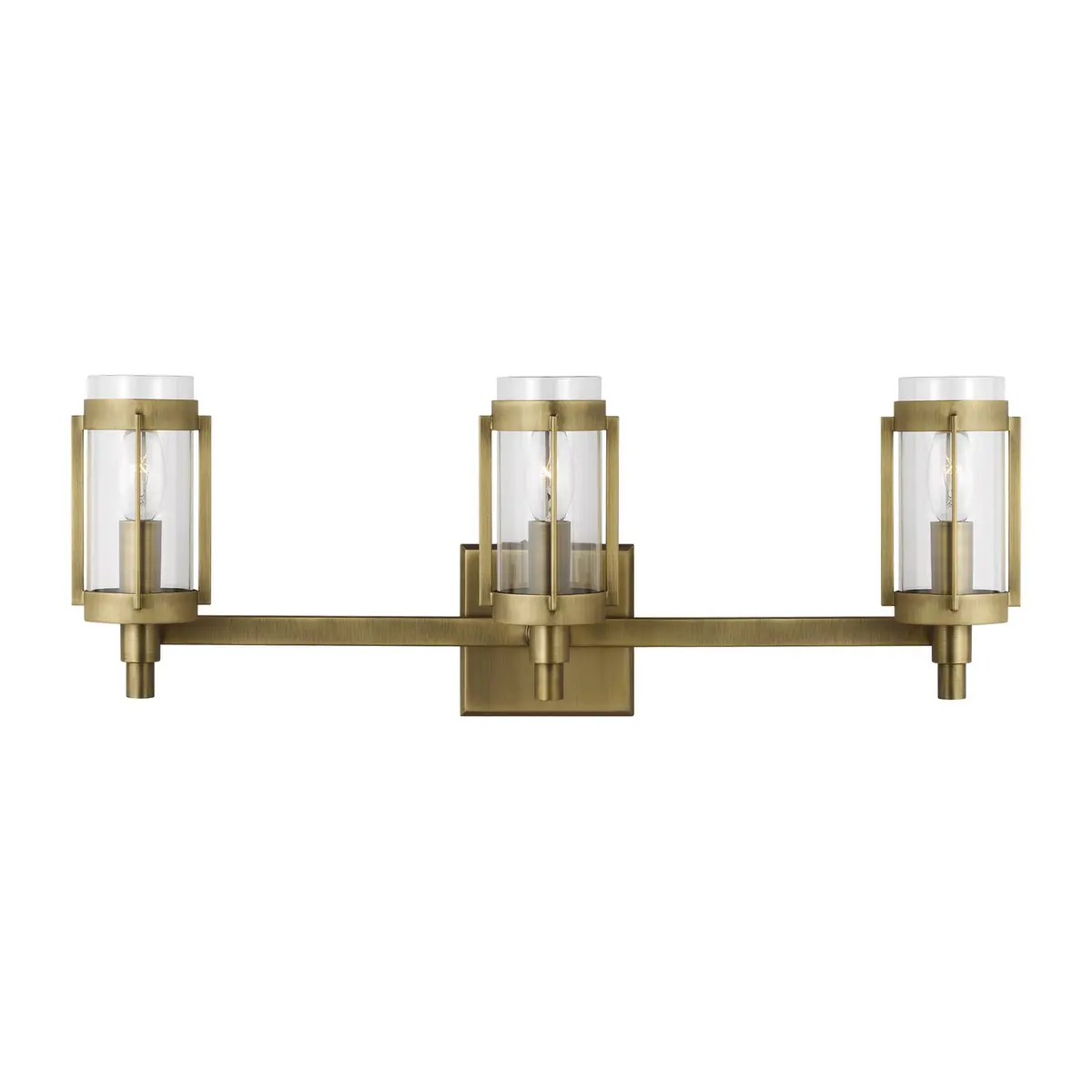 Visual Comfort Studio Three Light Vanity 1