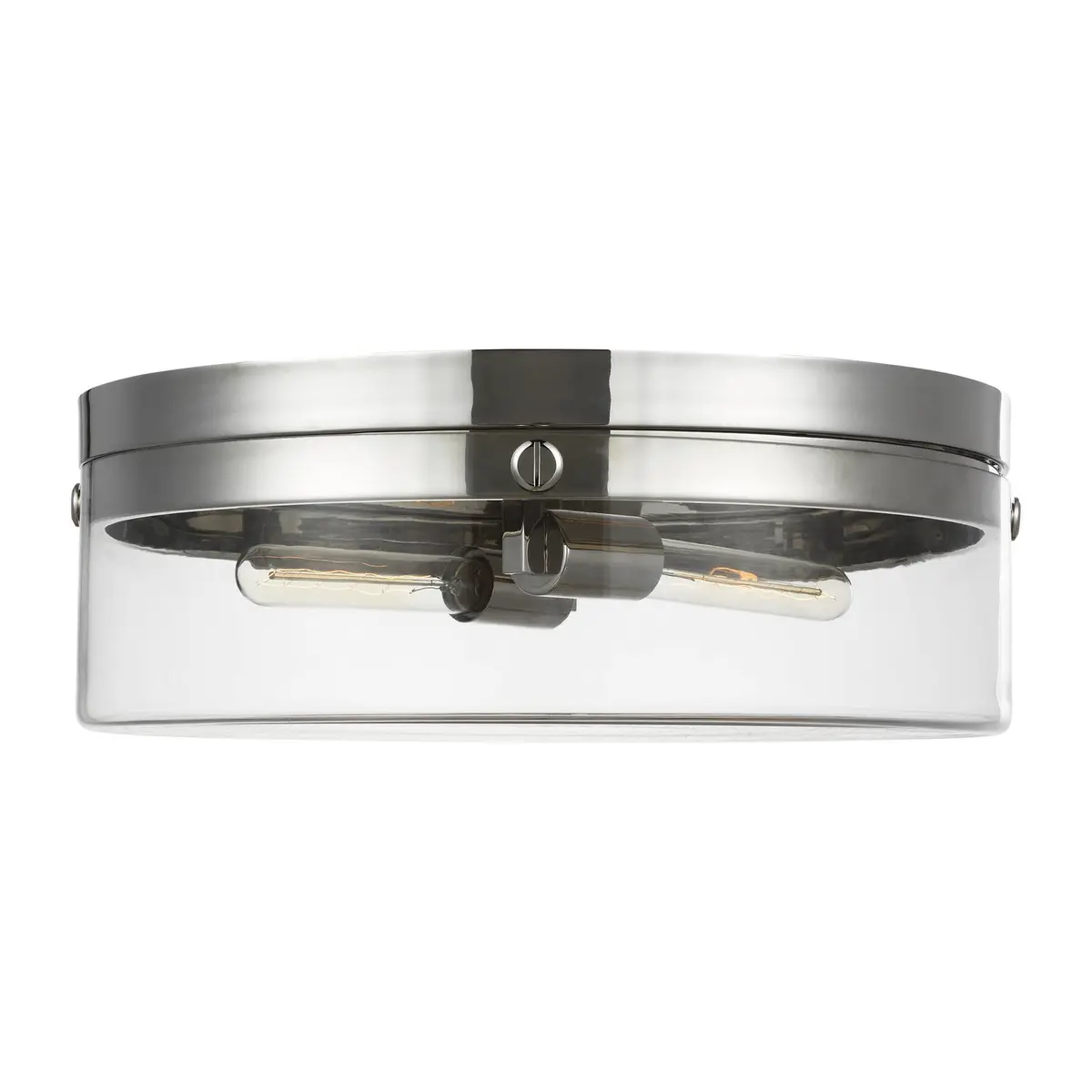 Visual Comfort Studio Two Light Flush Mount 1