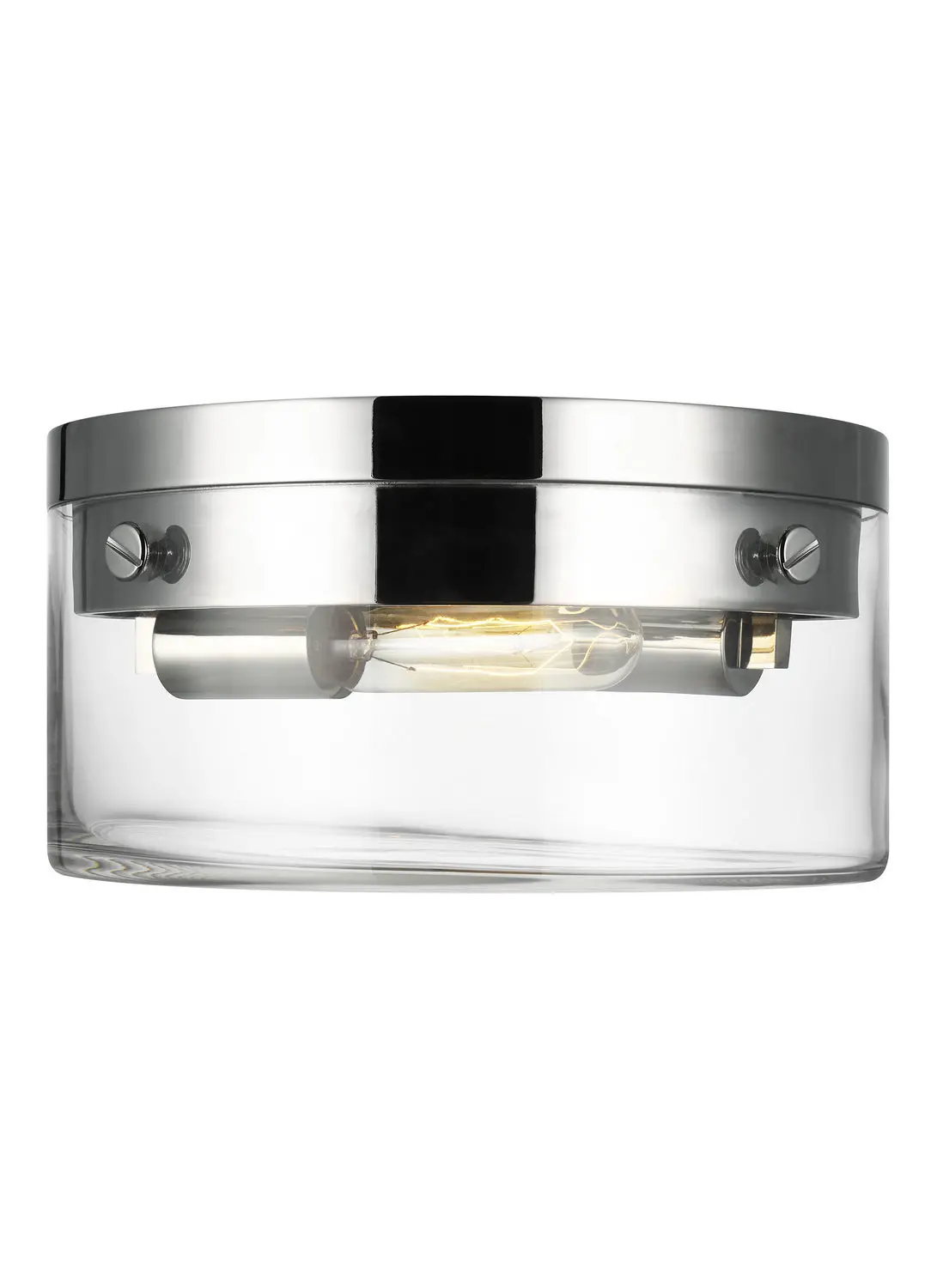 Visual Comfort Studio Two Light Flush Mount 1