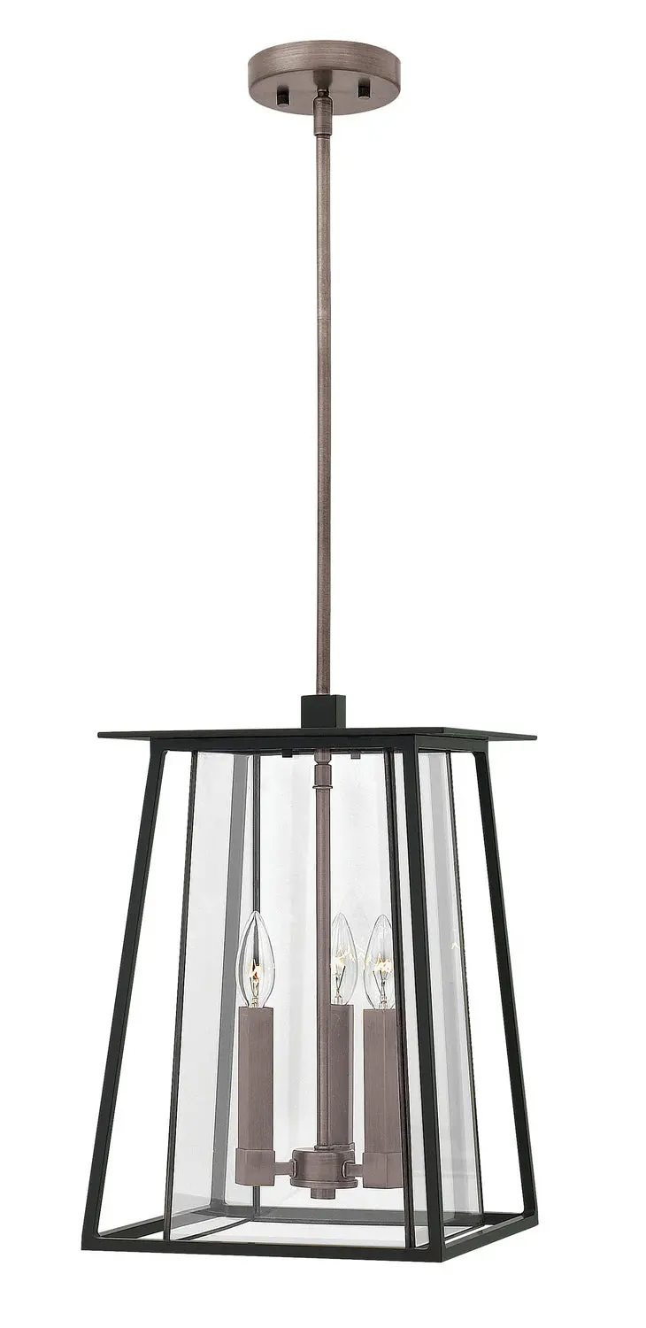 Walker Led Hanging Lantern In Black 1
