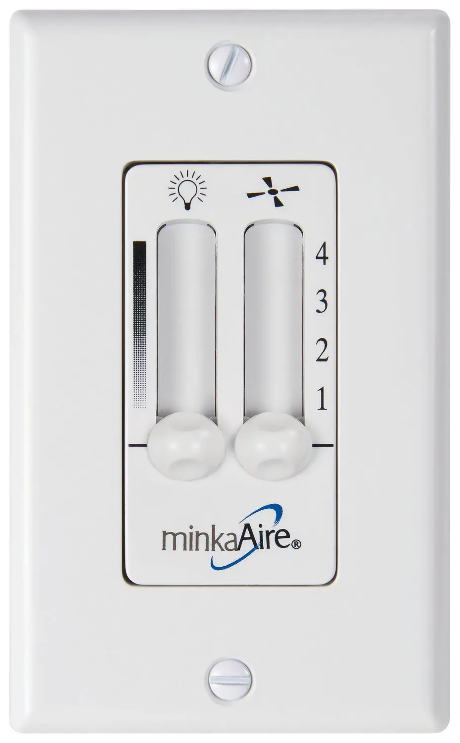 Wall Mount Fan Control In White 1