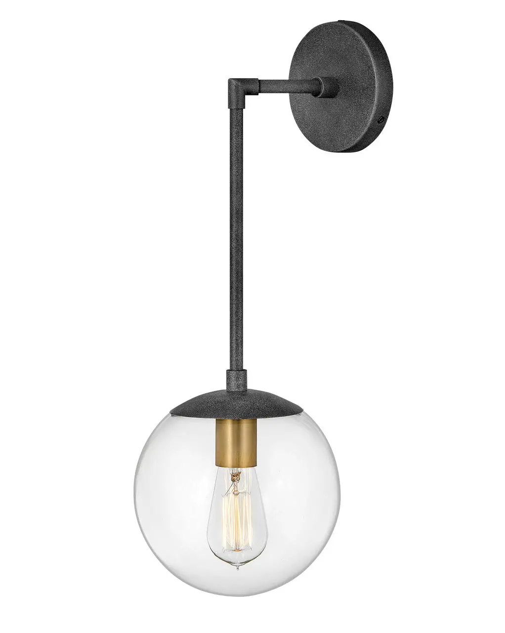 Warby Led Pendant In Aged Zinc 1