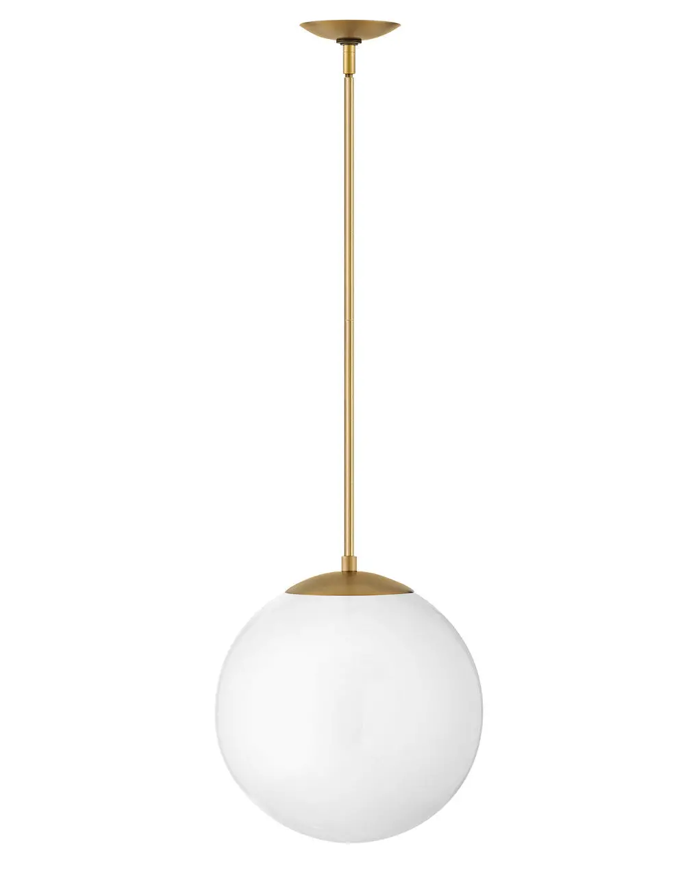 Warby Led Pendant In Heritage Brass 1