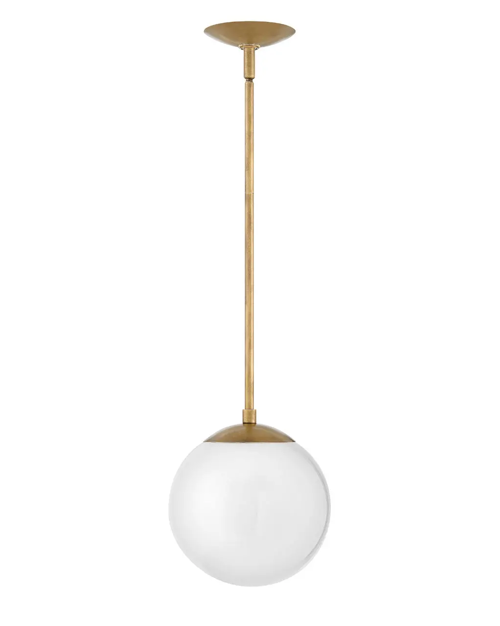 Warby Led Pendant In Heritage Brass 1