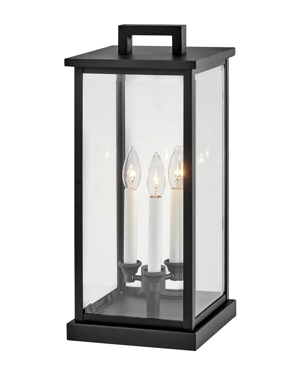 Weymouth Led Pier Mount In Black 1