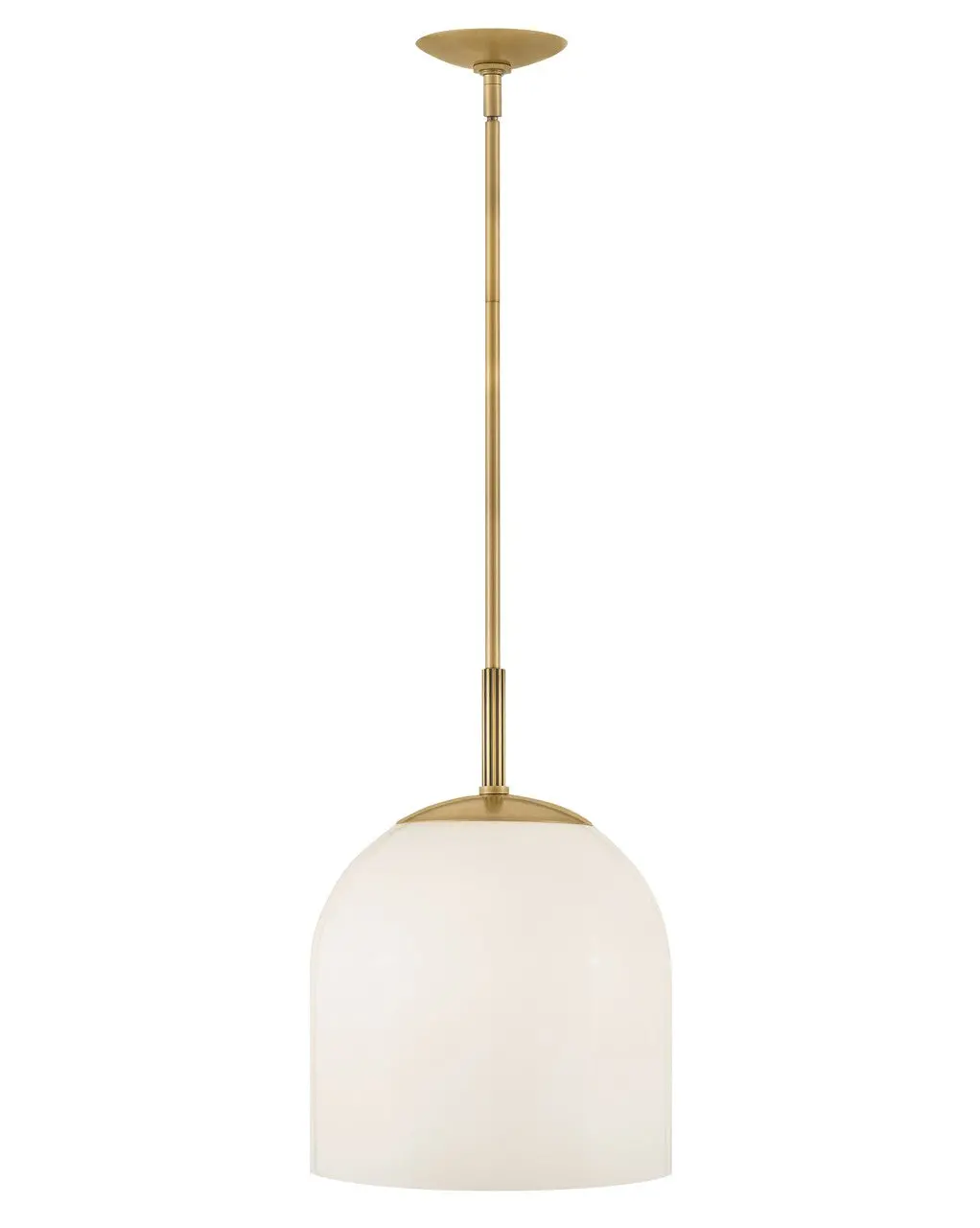 Willa Led Convertible Pendant In Heritage Brass 1