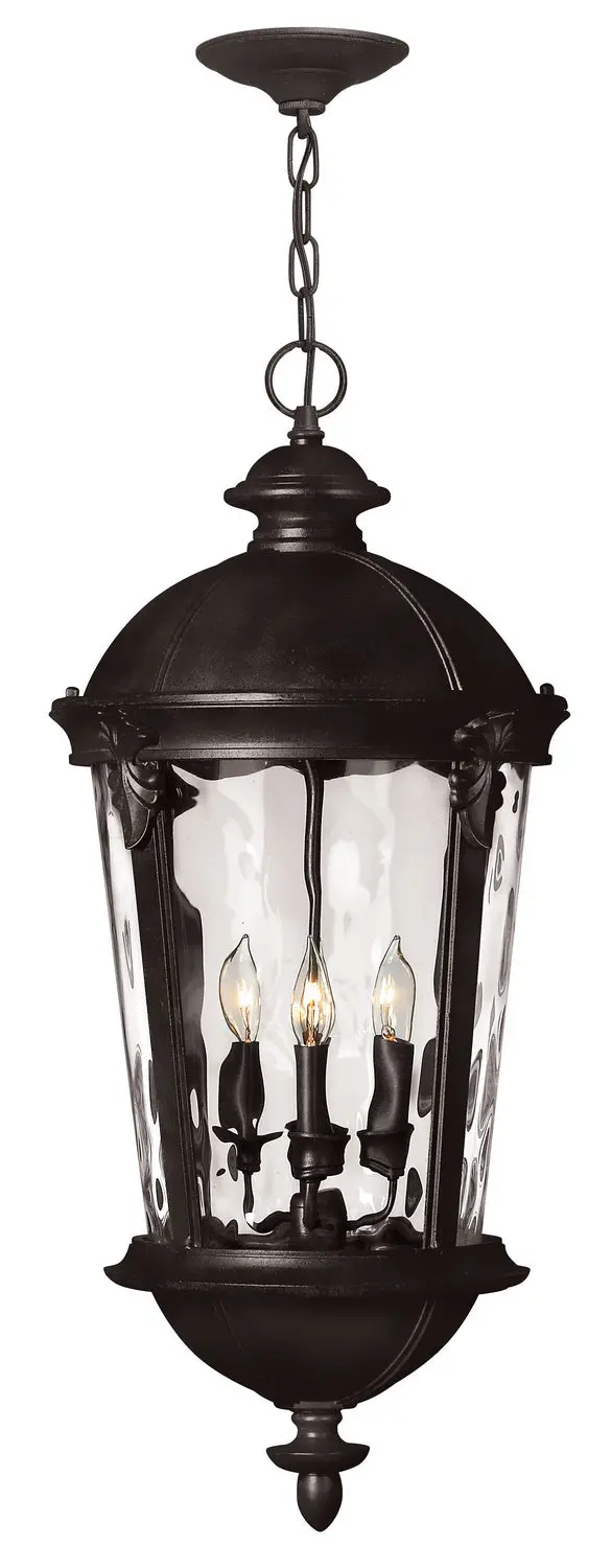 Windsor Led Hanging Lantern In Black 1