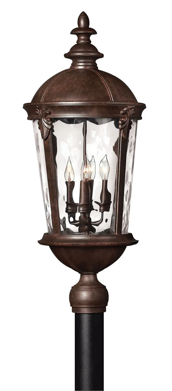 Windsor Led Post Top/ Pier Mount In River Rock 1