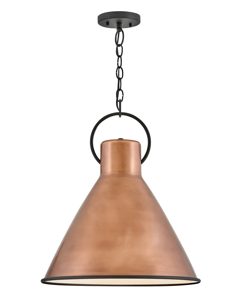 Winnie Led Pendant In Antique Copper 1