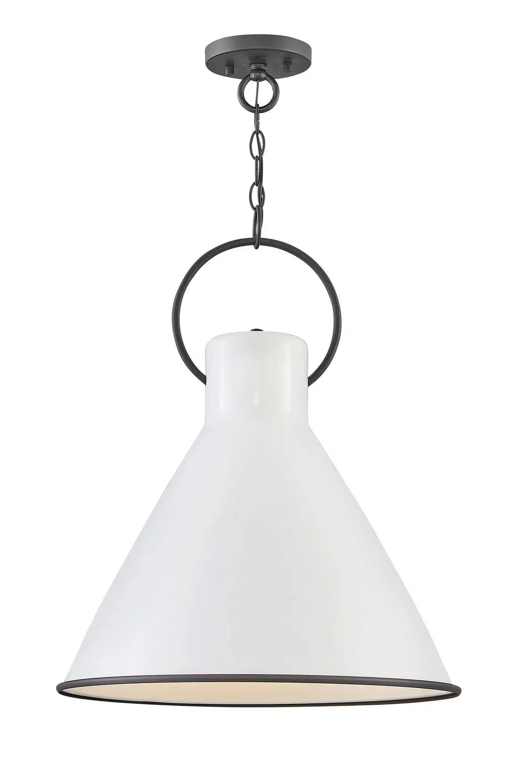 Winnie Led Pendant In Polished White 1