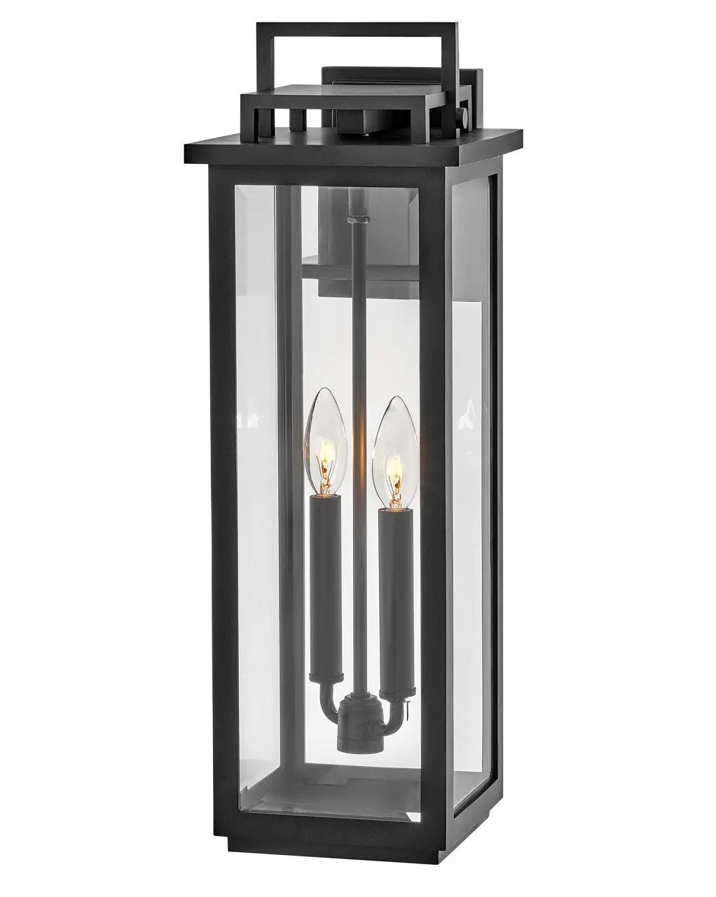 Winthorpe Led Wall Mount Lantern In Black 1