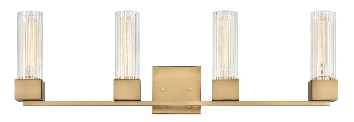 Xander Led Bath In Heritage Brass 1