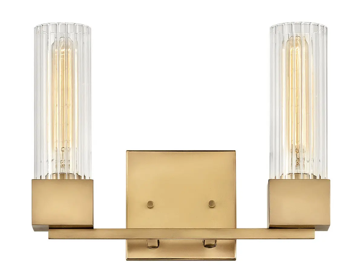 Xander Led Bath In Heritage Brass 1