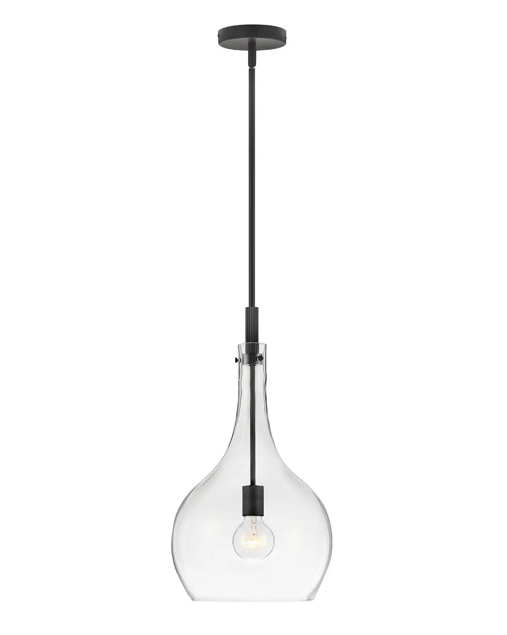 Ziggy Led Pendant In Black 1