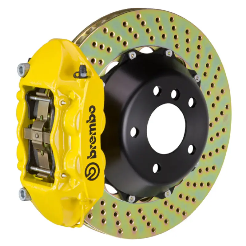 Brembo Gt Big Brake Kit – Rear, Drilled 345×28Mm Two-Piece Rotors, 4-Piston Calipers For 1997–2004 Porsche 986 Boxster S 1