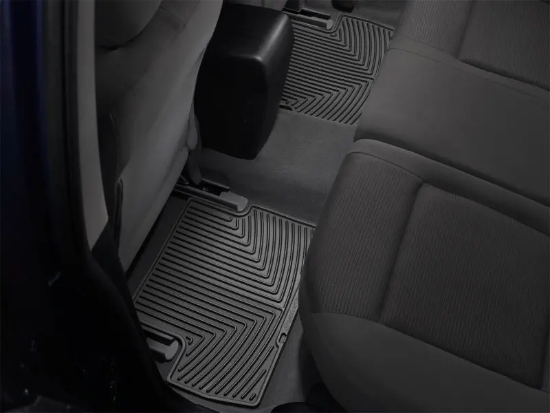 Weathertech Rear Floor Liners For 1998–2002 Mercedes-Benz Clk320 – Black Rubber 1