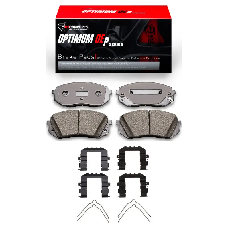 R1 Optimum Oe Front Brake Pad & Hardware Kit For 2016–2020 Hyundai Sonata 1