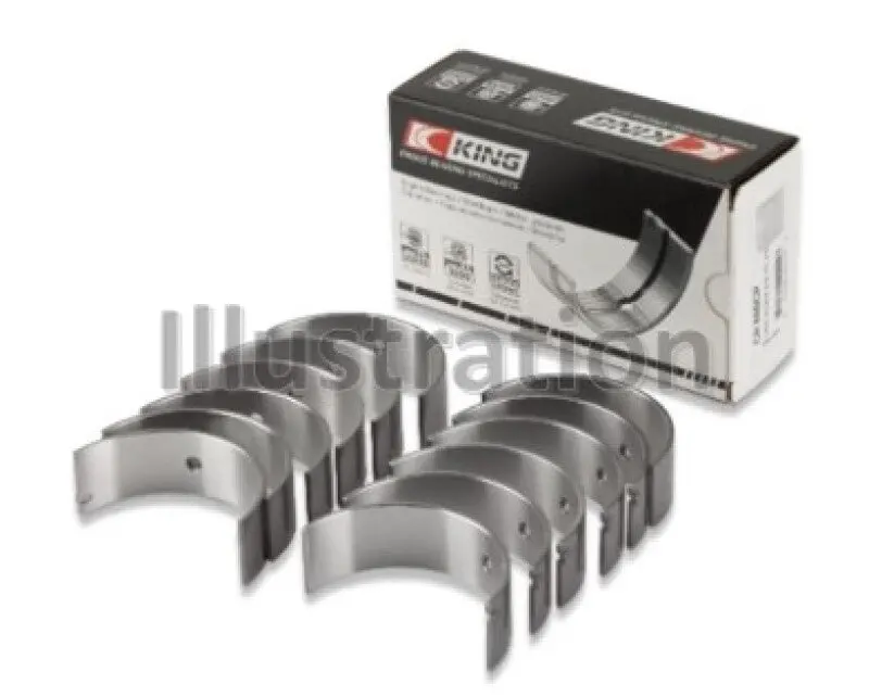 King Engine Bearings Chevrolet 262 (Size +0.50Mm) Connecting Rod Bearing Set 1