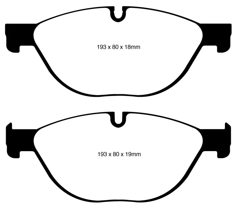 Ebc Redstuff Performance Front Brake Pads For 2012–2013 Bmw 528I F10 2.0L Turbo 1