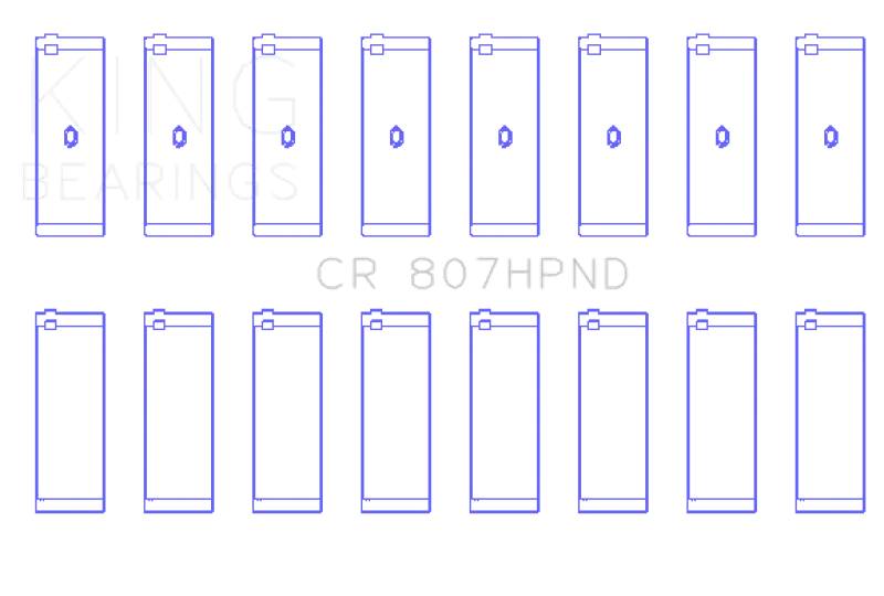 King Performance Rod Bearing Set – Standard Size For Chevrolet Ls1/Ls6 Engines 1
