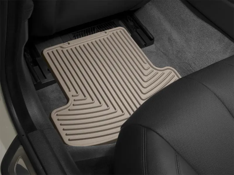 Wt Rubber Floor Mats – Front Row, Tan Color 1
