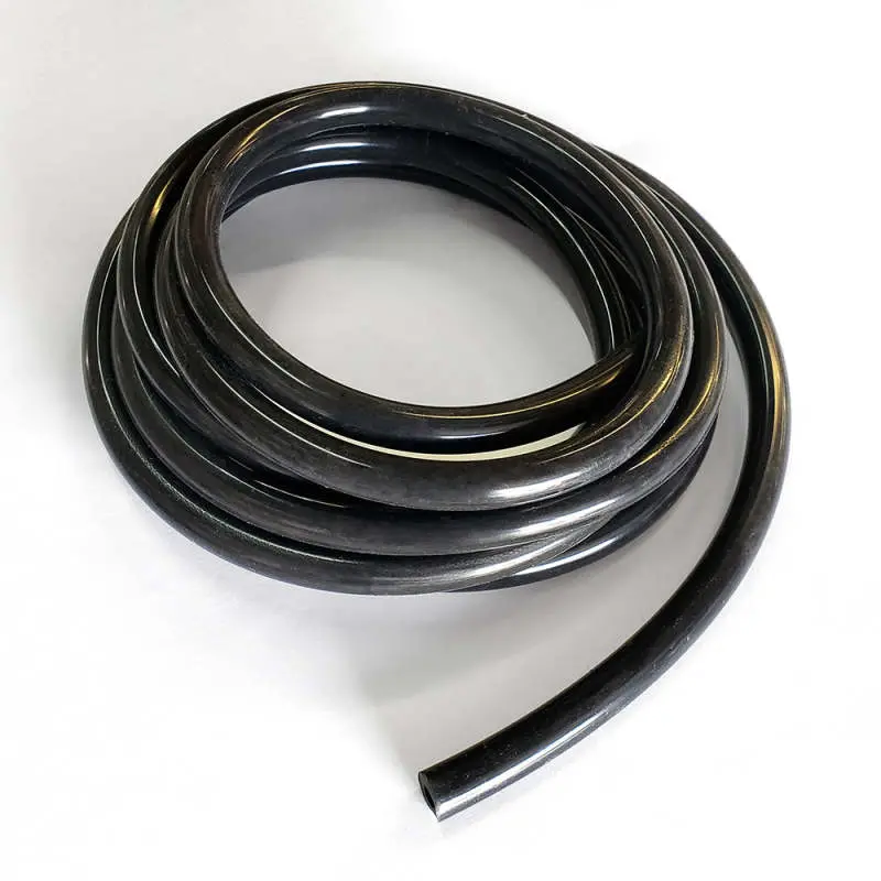 Ticon Industries 1/4In / 6Mm Black Silicone Hose - 10Ft 1