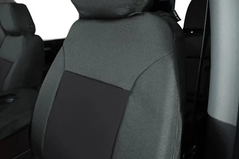 Covercraft Endura Precisionfit Seat Covers For 2015–2020 Ford F-150 – Front Row, Charcoal/Black 1