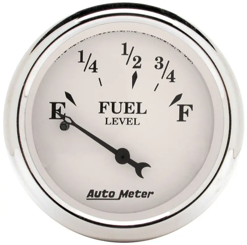 Autometer Old Tyme White 5-Gauge Dash Kit For 1959–1960 Chevy Cars – Mph, Fuel, Oil Pressure, Water Temp, Battery Voltage 1