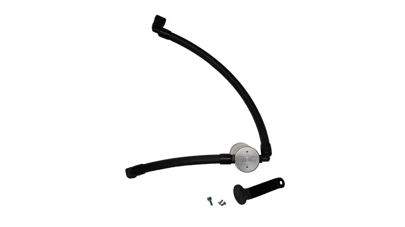 J&L 2021-2022 Ford Bronco 2.7L 3.0 Oil Separator Passenger Side- Clear Anodized 1