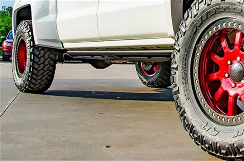 N-Fab Rkr Side Steps For 2015–2017 Ford F-150 Supercrew – Texas Black, 1.75-Inch Tubing 1