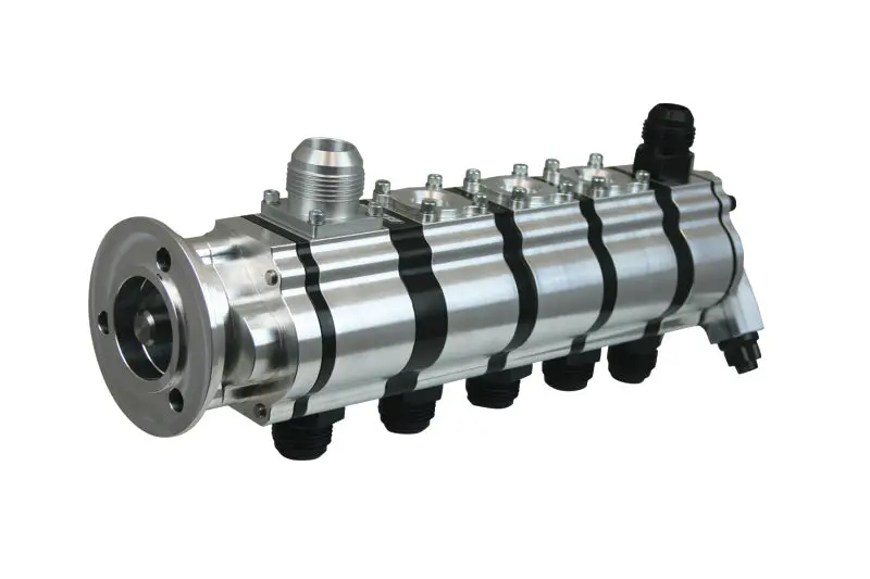 Moroso 5-Stage Dry Sump Oil Pump – Tri-Lobe Design With V-Band Clamp, 1.200 Psi Pressure Rating 1