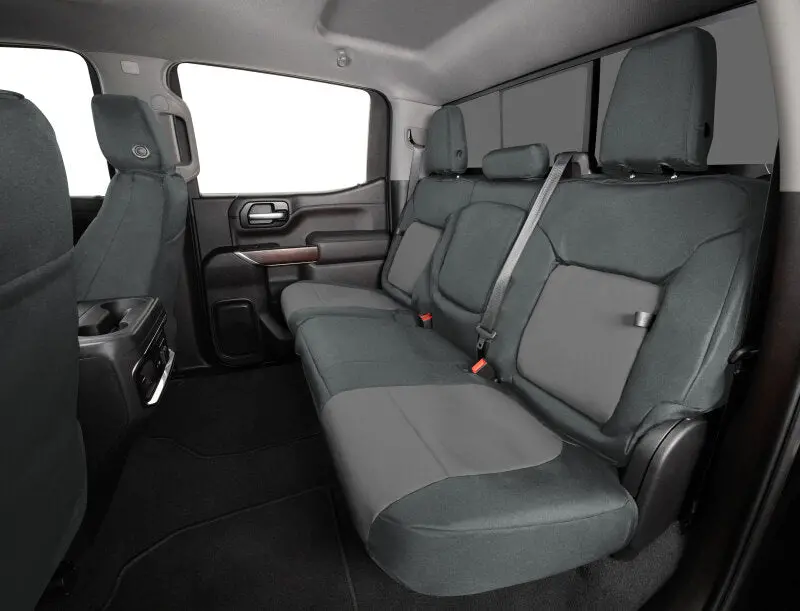 Covercraft Precisionfit 2Nd Row Seat Covers – 2019–2024 Dodge Ram 2500, Charcoal/Silver 1