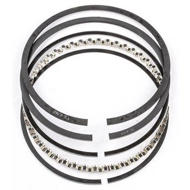 Mahle Pro Series Ultra-Low-Tension Performance Piston Ring Set — 4.000" Bore, Moly Coated 1