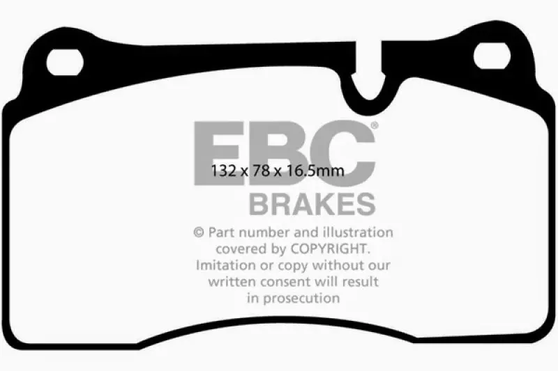 Ebc Yellowstuff Front Brake Pads For 2005–2009 Land Rover Range Rover 4.2L Supercharged 1
