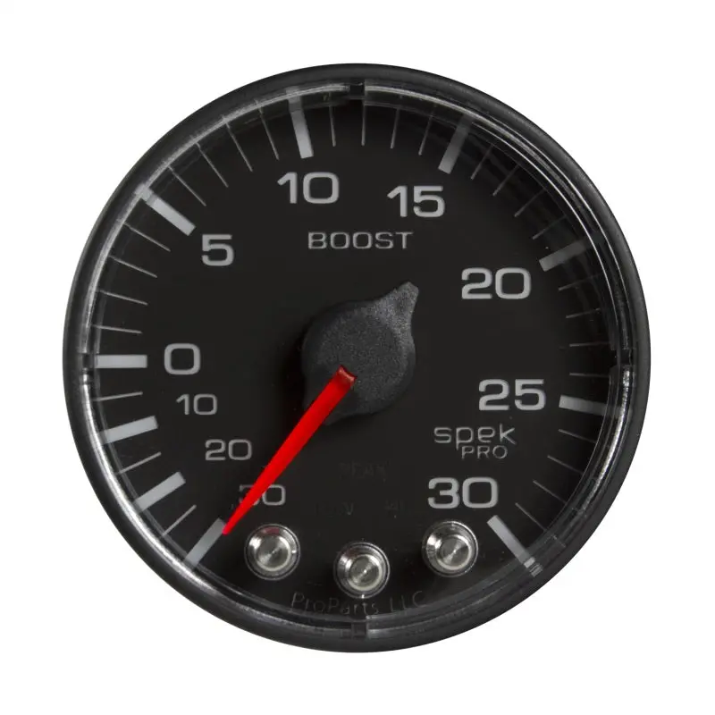 Autometer Spek-Pro Digital Vacuum/Boost Gauge – 52.4Mm, 30 Inhg To 30 Psi, Stepper Motor 1