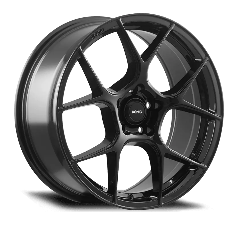 Konig Diverge 16X7.5 5X100 Et40 Gloss Black 1