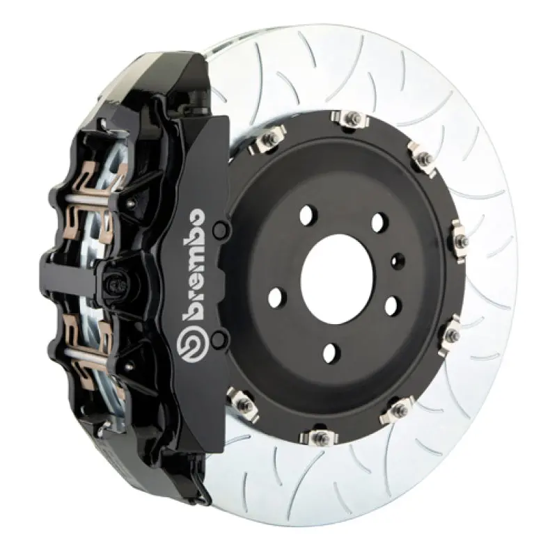 Brembo 13-15 Rs5 Front Gt Bbk 6 Piston Cast 380X34 2Pc Rotor Slotted Type-3-Black 1