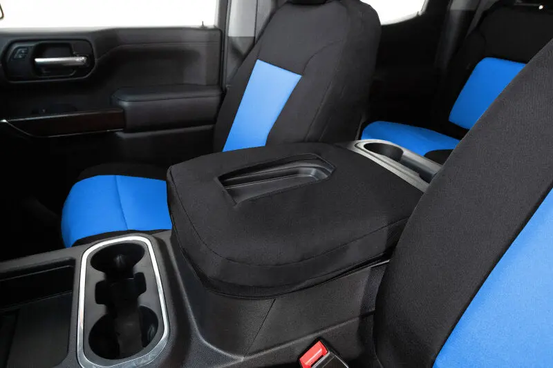 Covercraft 16-24 Chevrolet Traverse Endura Precisionfit Custom Third Row Seat Covers - Blue/Black 1