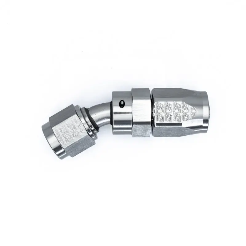 Deatschwerks 6An Female Swivel Hose End — 30° Angle, Titanium-Anodized Cpe Finish 1