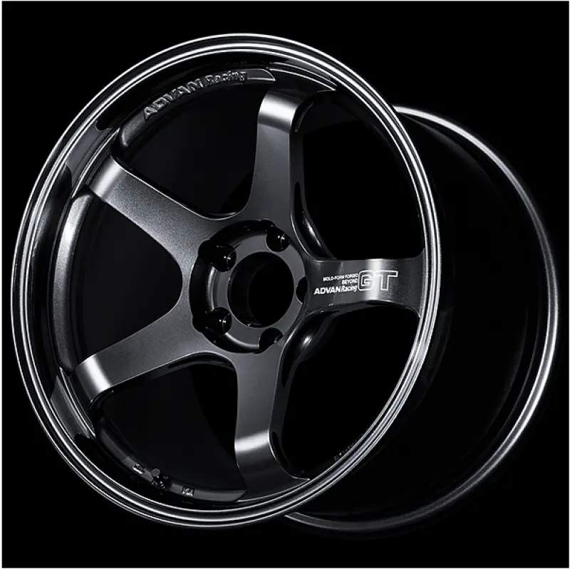 Advan Gt Racing Wheel For Porsche: 20X9", Et+45, 5X130 Pcd, Titanium Black Finish 1