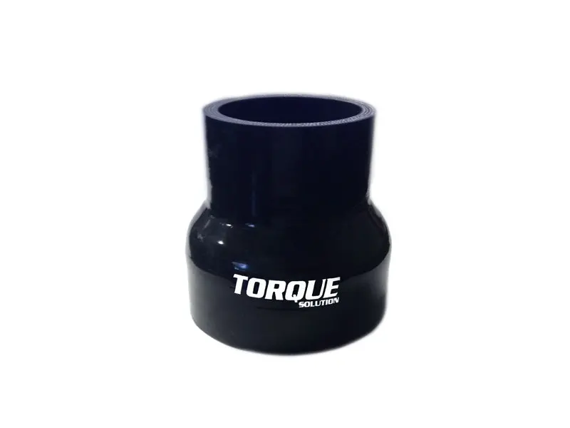 Torque Solution Universal Silicone Transition Coupler – 2" To 2.75", Black 1