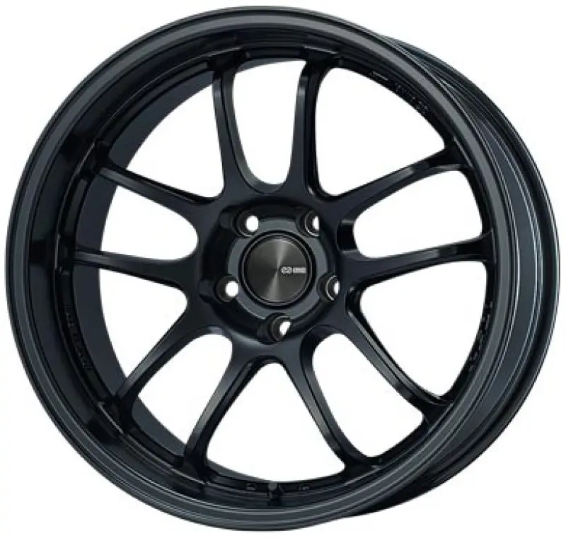 Enkei Pf01Evo Matte Black Alloy Wheel – 18X9.5", 45Mm Offset, 5X114.3 Bolt Pattern, 75Mm Center Bore 1