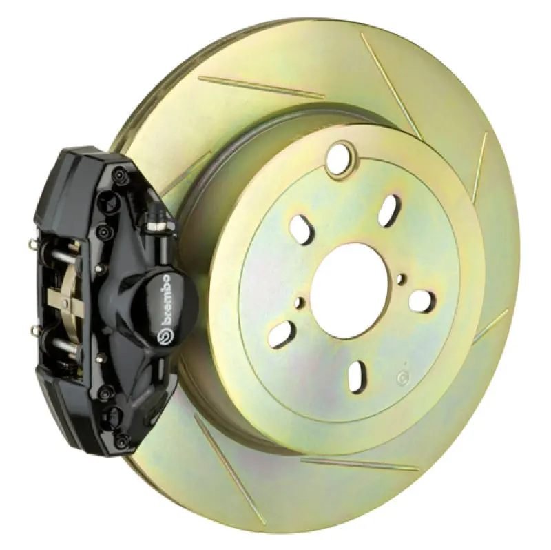 Brembo Gt Rear Brake Kit For 2002–2007 Subaru Impreza Wrx – Slotted 316X20Mm Rotors, 2-Piston Calipers 1