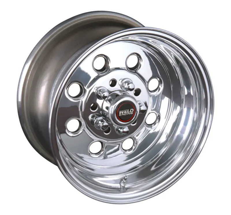Weld Draglite 15X5 Polished Aluminum Wheel – 5X4.5 / 5X4.75 Bolt Pattern, 2.5-Inch Backspace 1