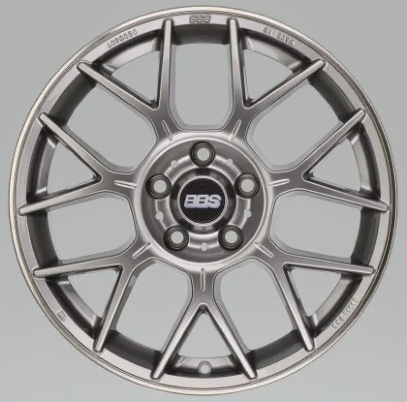Bbs Xr 18X8 5X100 Et45 Gloss Platinum Wheel - 70Mm Pfs/Clip Required 1