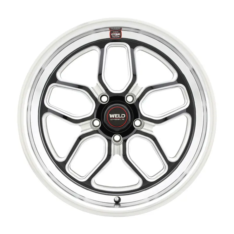 Weld S152 Laguna Drag Race Wheel — 18X10", 5X120, Et45, 7.25" Backspace, Gloss Black 1